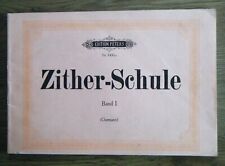 Gutmann - Zither-Schule - Band 1 - Edition Peters Leipzig - Musiklehre um 1980