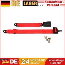Sicherheitsgurt Beckengurt 2 Punkt Statik 1300mm Stapler Bus LKW Auto Pkw DE