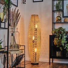 Stehlampe stehleuchte bambus - stehlampe,