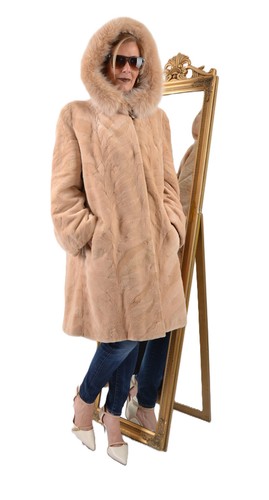 A5987 nerzjacke echt pelz - nerzjacke,
