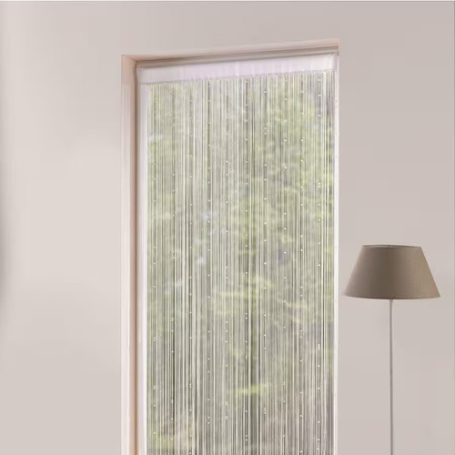 Fadenvorhang perle 210x90cm - fadenvorhang, perle,