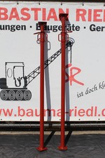 2 St. Stahlrohrstützen