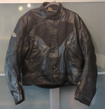 Reusch Motorradjacke PRO AM, Leder, Gr. 58, schwarz