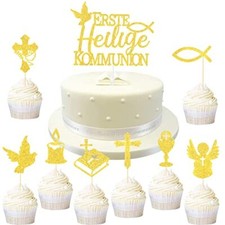 Kommunion tortendeko cake - kommunion,