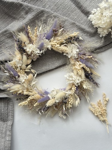 Trockenblumenkranz lavendel - trockenblumenkranz,