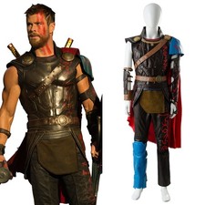 The Avengers Thor 3 Ragnarok Arena Gladiator Cosplay Costume Outfit Battle Suit