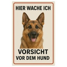 Schäferhund Hundeschild