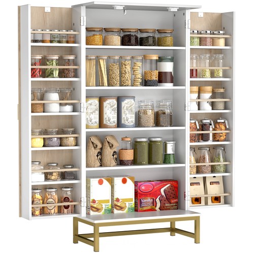 Homcom küchenschrank mit - homcom,