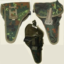 Bundeswehr Gürtelholster Pistolenholster Holster jür P1 (P38) in flecktarn TOP