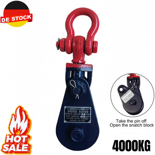Umlenkrolle seilrolle - 4t,