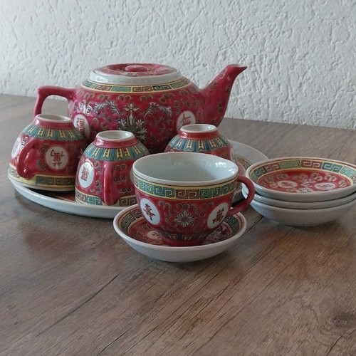 Porzellan teeservice asian - porzellan,