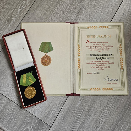 Ddr medaille treue - ddr, „treue