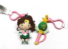Sammelfigur Sailor Moon Figural Bag Clip - Series 7: Super Sailor Jupiter & Rod