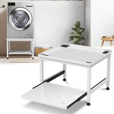 Waschmaschinen Untergestell Untergestell Schwarz/Weiß Podest Ausziehbar Ablage