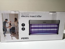 Perel Elektrischer Insektenvernichter, UV-Lampe, Mückenlampe, Fliegenfalle, Anti
