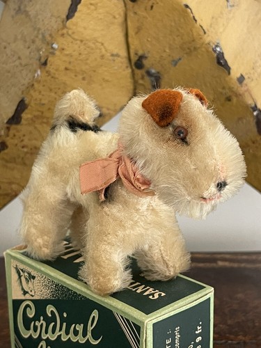 Antik vintage steiff airedale - vintage,
