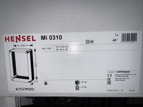 Hensel leergehäuse 0310 - hensel,
