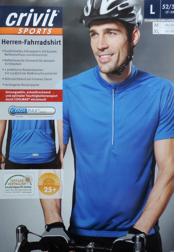 Herren fahrradshirt l - fahrradshirt, m