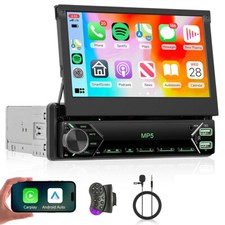 Apple Carplay Autoradio Bluetooth 1 Din 7" Bildschirm IPS Touchscreen Radio FM