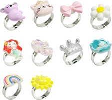 10 Pcs Mädchen Kinder Ringe