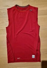 NIKE Pro Compression Kompressionsshirt Tanktop Gr. S Rot Neuwertige