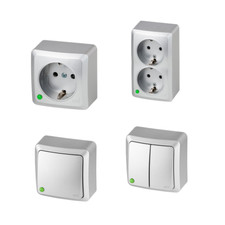 Aufputz / Steckdose /