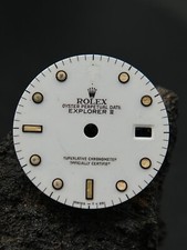 #835 ORIGINAL ROLEX OYSTER PERPETUAL EXPLORER 2 16570 16550 ZIFFERBLATT DIAL