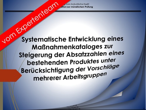 Industriefachwirt