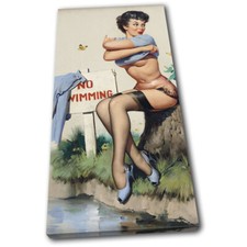 Vintage Girl Poster Sexy Retro