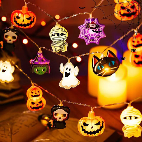 Halloween led lichterkette - halloween,