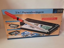 2 in 1 Papierschneidegerät United Office