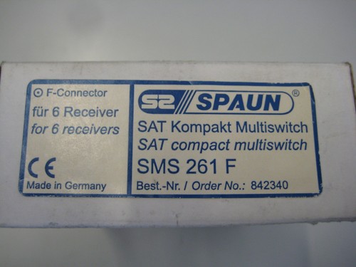 Spaun sat kompakt multiswitch - sat,