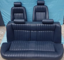 Original Jaguar XJ40 XJ81 XJ6 XJ12 Sitze Vorne Hinten Rechts Links *Gut* Blau