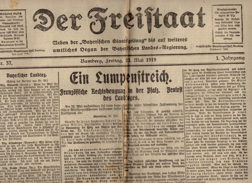 Der freistaat zeitung - der, 1