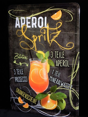 Blechschild aperol spritz - aperol,