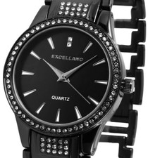 Damenuhr Armbanduhr Schwarz