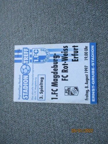 Programm 1 fc magdeburg - 1.,