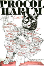 PROCOL HARUM – KIESER  1976 TOUR - orig. Concert Poster - Plakat - DIN A1 xx