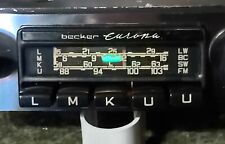 Becker Europa Oldi Autoradio