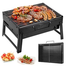 Grill BBQ Holzkohlegrill Klappgrill Camping Standgrill Reisegrill XXL Edelstahl