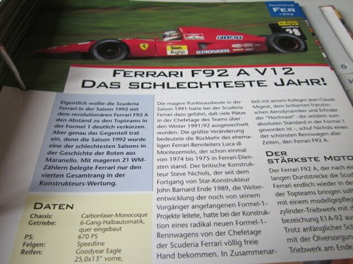 Formel chronik ferrari 92 - chronik,