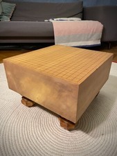 Authentischer Japanischer Goban, Go Tisch, Go Brett mit Beinen (H 30cm) #2