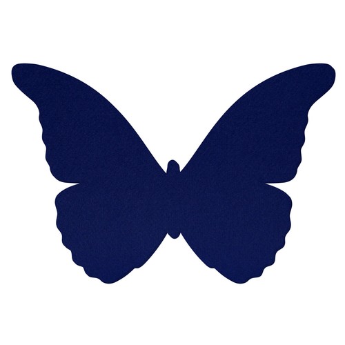 Blauer filz schmetterling - blauer,