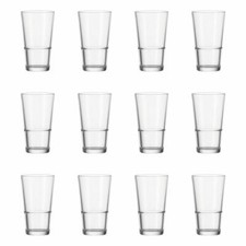 Leonardo Event Stapelbecher 12er Set Longdrinkglas Trinkglas Wasserglas 330 ml