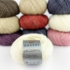 Gazzal – Exclusive, Wolle Seide Mohair, 200m/25g, Merinowolle (220 Euro/1 kg)
