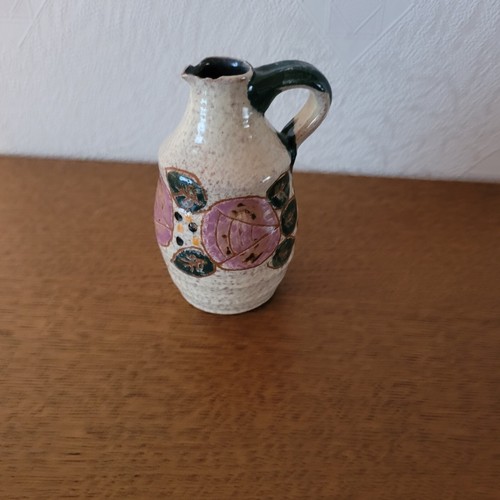 Vase klein ton - , blätter