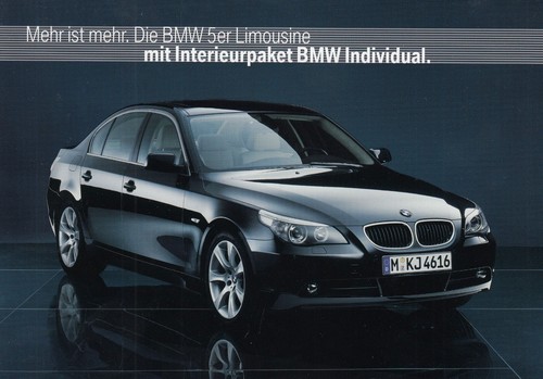 Bmw 5er limousine - limousine, individual