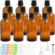 Episkey 11 St Glas Braunglasflasche 50ml Tropfflasche Braune Apothekerflasche *
