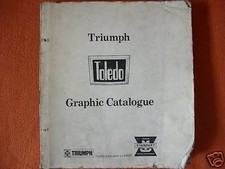 Triumph Toledo Ersatzteilkatalog mit Graphiken Orig.