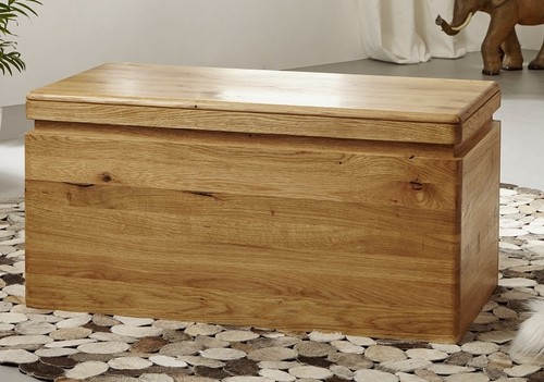 Truhe holz massiv 80x40cm - massiv,